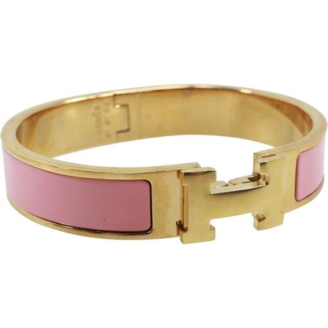 bracelet hermes st 0126|Hermes, St 0126 Made In France, Bracelet With Pink.